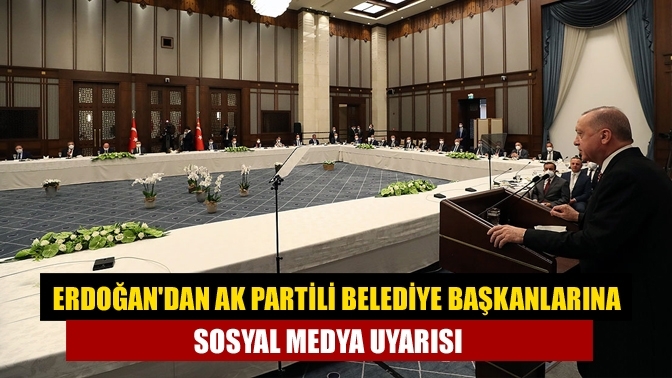 Cumhurbaşkanı Erdoğan, "İcraat yapmadan, eser üretmeden sadece sosyal medya mecralarıyla