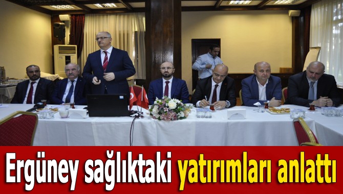 İl Sağlık Müdürü Şenol Ergüney, kent sorunlarını her ay masaya