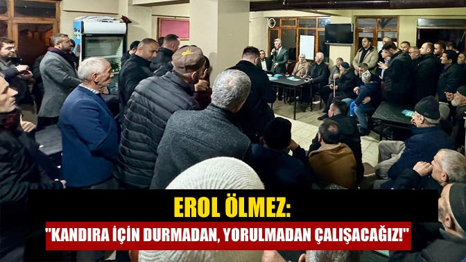 AK Parti ve Cumhur İttifakı Kandıra Belediye Başkan Adayı Erol