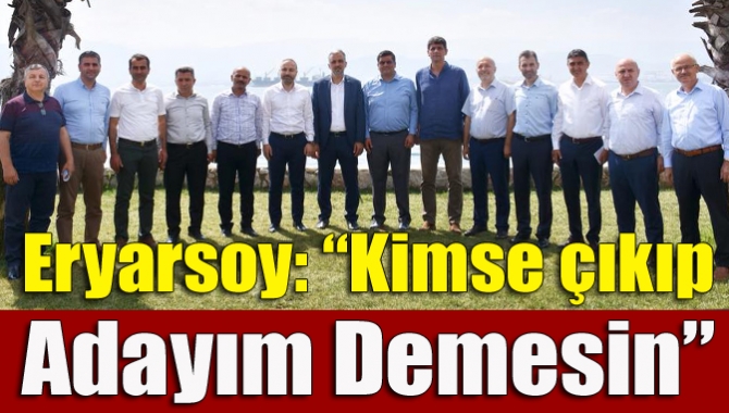 Yerel seçim çalışmalarını hızlandıran AK Parti İl Başkanı Abdullah Eryarsoy,