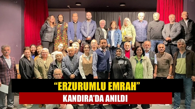 Bizkandırayız Şiir Topluluğu, Kandıra Şiir Akşamlarında bu ay “Erzurumlu Emrah”