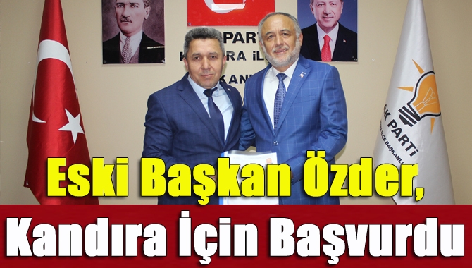 AK Parti Kandıra eski ilçe başkanı Yunus Özder, Kandıra belediye
