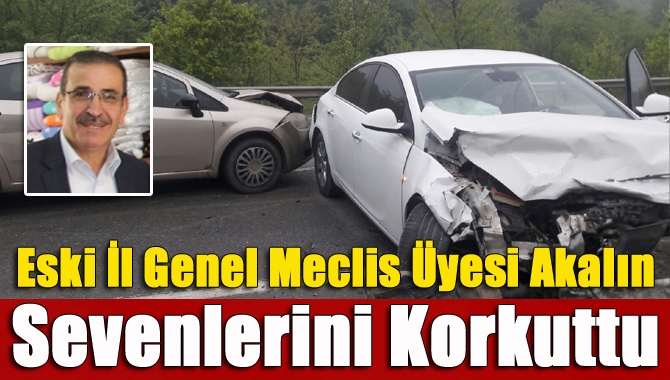 AK Parti eski il genel meclis üyesi İsmail Akalın, trafik