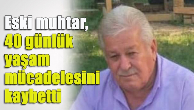 Kandıra Teksen Mahallesi eski muhtarı Hüsamettin Altın (73), yaklaşık 40