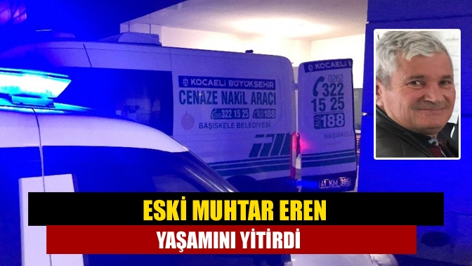 Kandıra Akbal Mahallesi eski muhtarı ve ilçemizin eski esnaflarından Salih