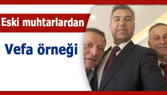 Duraklı eski Muhtarı Şaban Çakmak ve Kurtyeri eski Muhtarı Erol