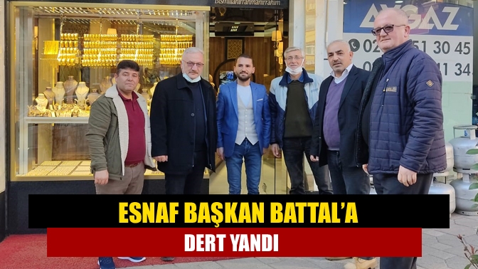 İYİ Parti Kandıra İlçe Başkanı Yusuf Battal, ilçe esnafını ziyaret