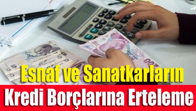 Kovid-19 sebebiyle işleri zarar gören esnaf ve sanatkarların, TESKOMB kefaletiyle