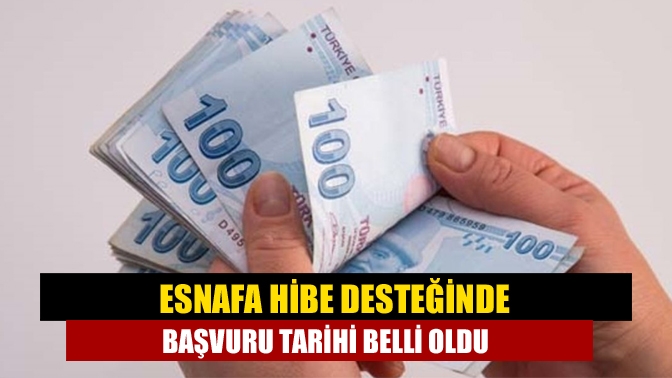 Ticaret Bakanı Mehmet Muş, "Esnafımıza sağlayacağımız destek için başvurular 25