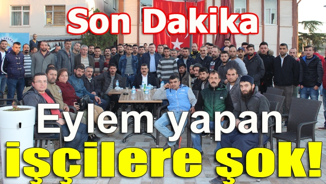 Yüksel Endüstri Fabrikası’nda işten çıkarılan 65 işçi fabrika önlerinde eylemlerine