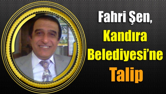 MHP'den bir dönem Kandıra Belediye Başkanlığına aday olan Fahri Şen,