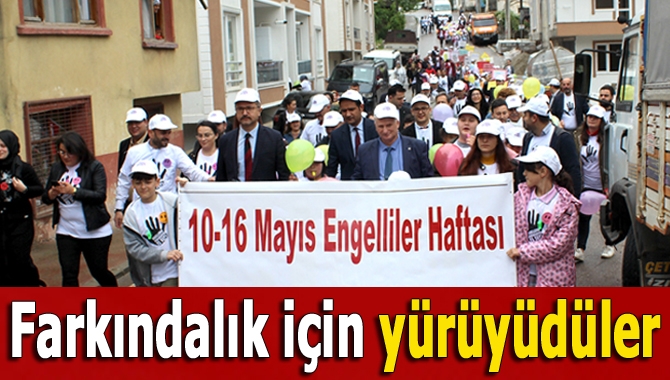 Kandıra Zafer İlkokulu tarafından 10-16 Mayıs Engelliler Haftası nedeniyle farkındalık
