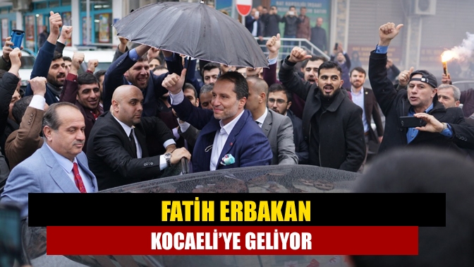 Yeniden Refah Partisi Genel Başkan Fatih Erbakan 17 Ekim Pazar