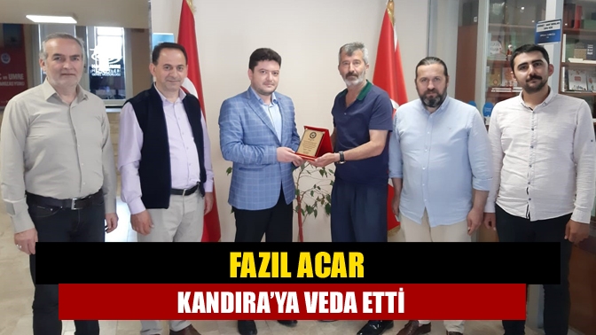 Kandıra’da yaklaşık 4 yıl boyunca görev yapan ilçe vaizi Fazıl