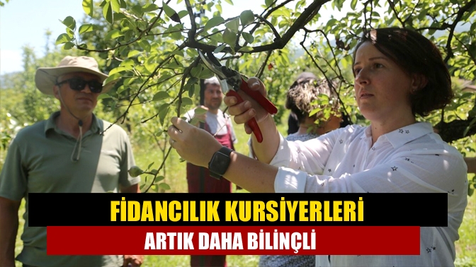 KO-MEK, Fidan Yetiştiriciliği kursu açarak meyve ağaçlarında aşılama ve budama