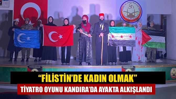 Derince Kız Anadolu İmam Hatip Lisesi’nin sahneye koyduğu “Filistin’de Kadın