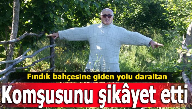 Kandıra Antaplı Mahallesi’nde fındık bahçesi olan Mehmet Demir, komşusu tarafından