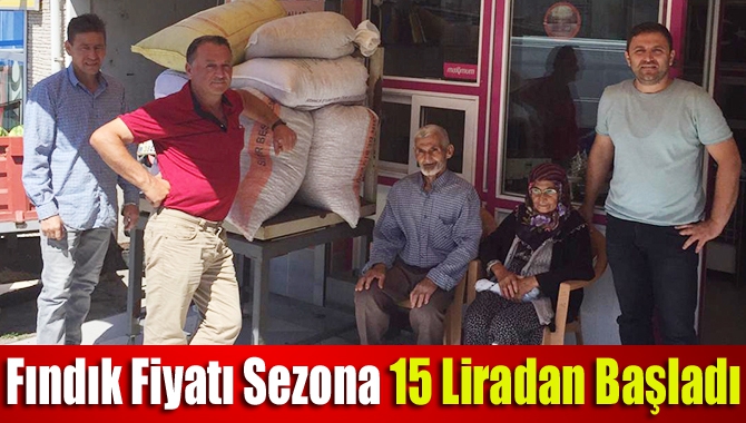 Kandıralı fındık üreticileri, mahsullerini topladı. Tüccarlar sezonun ilk mahsullerini 15