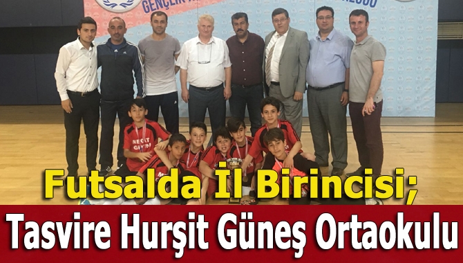 Kocaeli genelinde düzenlenen küçük erkekler futsal il birinciliği müsabakalarında şampiyon