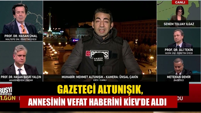 Rusya Ukrayna Savaşını Kiev’de takip eden Haber Global muhabiri Mehmet