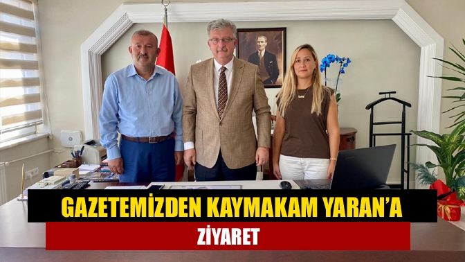 Kandıra'nın Sesi Gazetesi genel yayın yönetmeni Ünal Cankurt ve Yazı