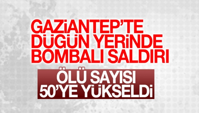 Gaziantep’te bir düğün salonunda bombalı saldırı meydana geldi.