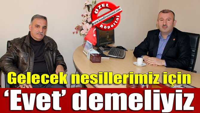 AK Parti Kandıra Belediye Meclis Üyesi Gökalp Çobanoğlu, “Tüm Kandıralı