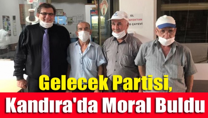 Gelecek Partisi İl Başkanı Ömer Faruk Başaran ile beraberindekiler gün