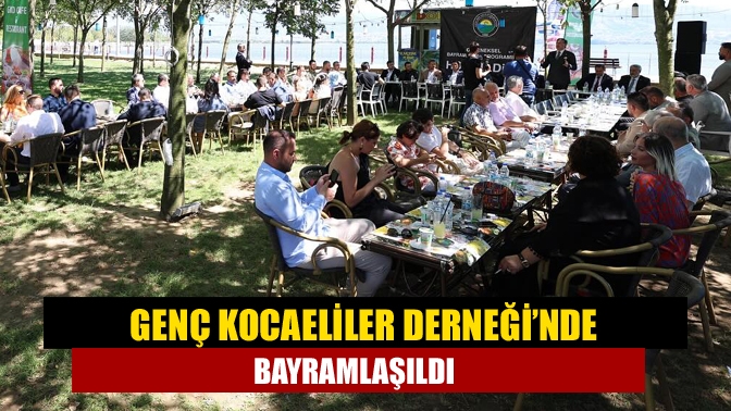 Kurban Bayramı sebebiyle Genç Kocaeliler Derneği’nde bayramlaşma programı organize edildi.