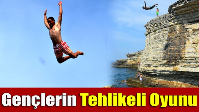 Kandıra'daki Kartal Kayaları, Kocaeli Valiliğinin getirdiği yasağa rağmen gençler tarafından