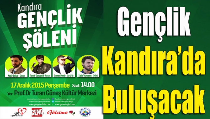 Kandıra Belediyesi’nin düzenlediği ‘Zamanın Genci’ programı yarın saat 14.00’te Turan