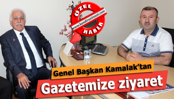 Saadet Partisi Genel Başkanı Prof. Dr. Mustafa Kamalak, gazetemiz Kandıra