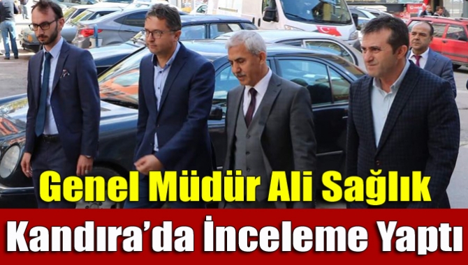 İSU Genel Müdürü Ali Sağlık, Kandıra Belediye Başkanı Ünal Köken