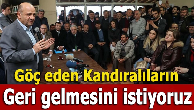 Kandıra Ocaklar Mahallesi ziyaretinde konuşan Başbakan Yardımcısı Fikri Işık, “Artık