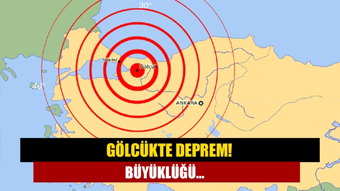 Gölcük'te büyüklüğü 2.2 olarak açıklanan ufak çaplı bir deprem meydana