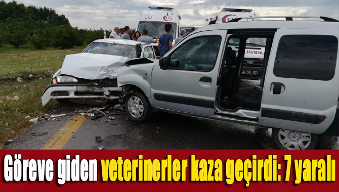 Kandıra Gıda, Tarım ve Hayvancılık İlçe Müdürlüğü’nde görevli veteriner hekimler,