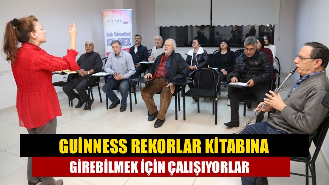 Nisan ayında düzenlenecek olan Guinness rekorlar kitabına girmek için çalışmalarını