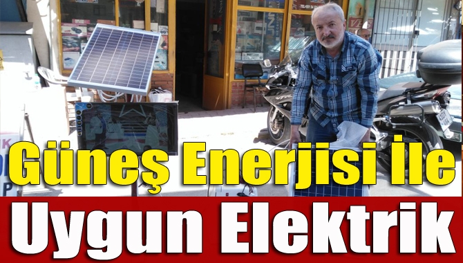 Kandıra Ves Elektronik sahiplerinden Kemal Gökgöz, bağ evlerine sorunsuz elektrik