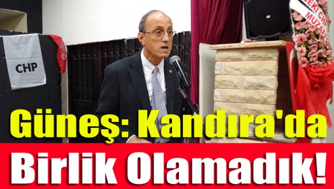 CHP Kandıra İlçe Kongresi’nde konuşan CHP Kocaeli eski milletvekili Hurşit