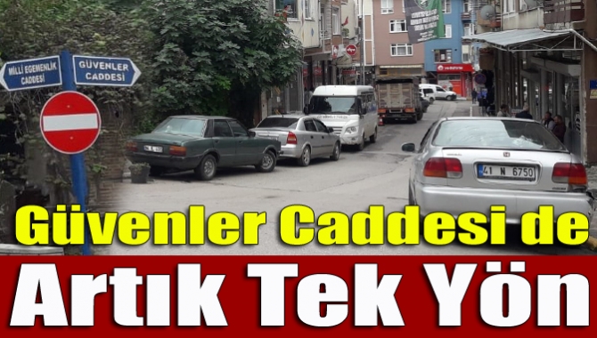 Kandıra merkezin en işlek caddelerinden biri olan Güvenler Caddesi’nde de