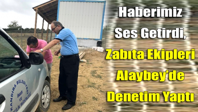 Kandıra’nın Duraçali Alaybey Mahallesi sakinleri kaçak inşa edilen prefabriklerden şikayetçi