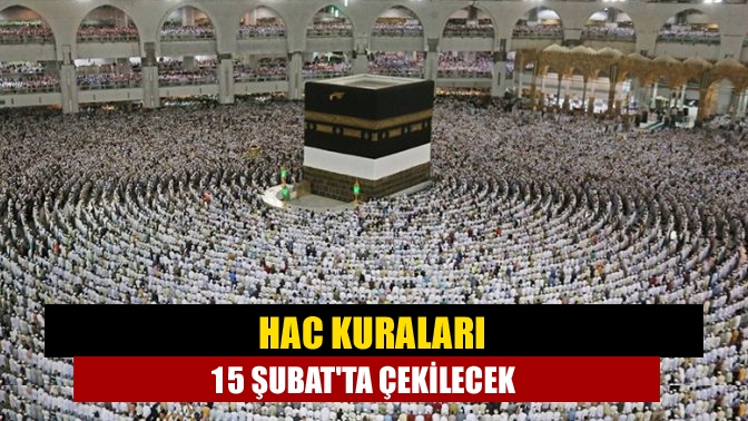 Hac ibadeti için kayıt yaptıracak adaylar için başvuru işlemleri bugün