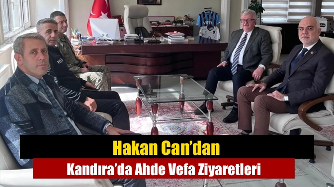 Kocaeli’nin tanınan isimlerinden Hakan Can, memleketi Kandıra’da Kaymakam, Başsavcı ve