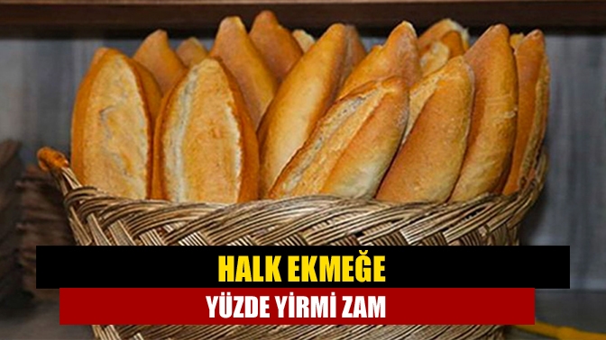 Halk ekmeğe gelen 40 kuruşluk zamdan sonra şimdi de normal