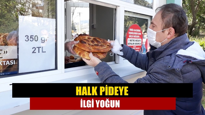Kocaeli Fırıncılar Odası'nın halk ekmek büfelerinde satmaya başladığı 'halk pide'