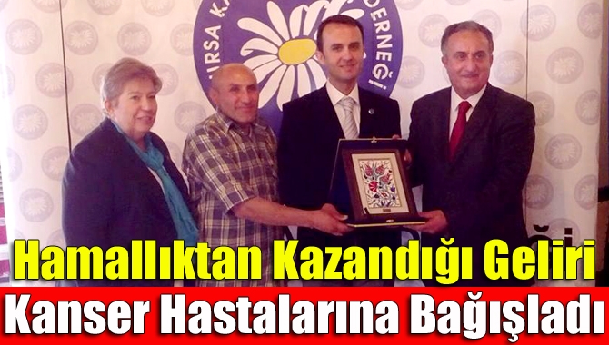 Kandıra sakinlerinden Mehmet Ateş isimli vatandaş, hamallık yaparak kazandığı bir