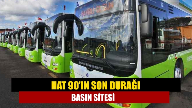Kocaeli Büyükşehir Belediyesi 90 No’lu hatta yeni düzenleme yaparak kalkış