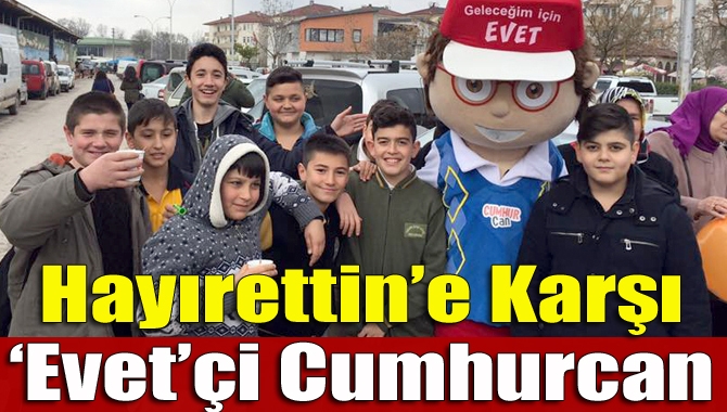 CHP İzmit’in referandum için tasarladığı Hayırettin’e karşı AK Partili kadınlar