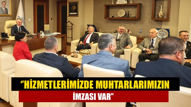 Kocaeli’de görev yapan mahalle muhtarları, 19 Ekim Muhtarlar Günü dolayısıyla