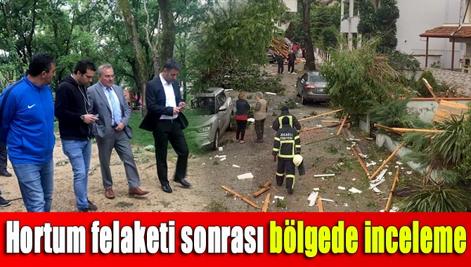 Kandıra Kaymakamı Mehmet Ünal ve Kandıra Belediye Başkanı Adnan Turan,